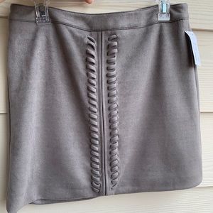 Suede Skirt